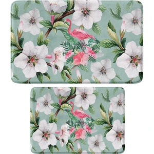 2'li Takım Banyo Paspası, Kaymaz Taban, Makinede Yıkanabilir, Banyo Halısı