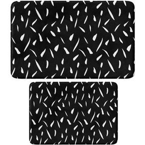 2'li Takım Banyo Paspası, Kaymaz Taban, Makinede Yıkanabilir, Banyo Halısı