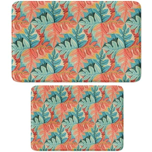 2'li Takım Banyo Paspası, Kaymaz Taban, Makinede Yıkanabilir, Banyo Halısı