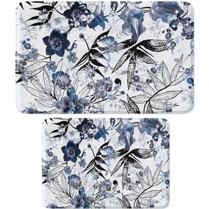 2'li Takım Banyo Paspası, Kaymaz Taban, Makinede Yıkanabilir, Banyo Halısı