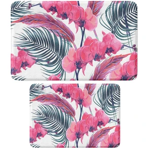 2'li Takım Banyo Paspası, Kaymaz Taban, Makinede Yıkanabilir, Banyo Halısı