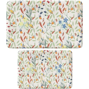 2'li Takım Banyo Paspası, Kaymaz Taban, Makinede Yıkanabilir, Banyo Halısı