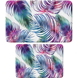 2'li Takım Banyo Paspası, Kaymaz Taban, Makinede Yıkanabilir, Banyo Halısı