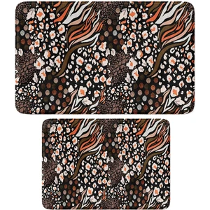 2'li Takım Banyo Paspası, Kaymaz Taban, Makinede Yıkanabilir, Banyo Halısı