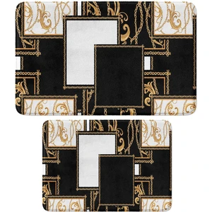 2'li Takım Banyo Paspası, Kaymaz Taban, Makinede Yıkanabilir, Banyo Halısı