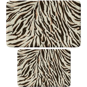 2'li Takım Banyo Paspası, Kaymaz Taban, Makinede Yıkanabilir, Banyo Halısı