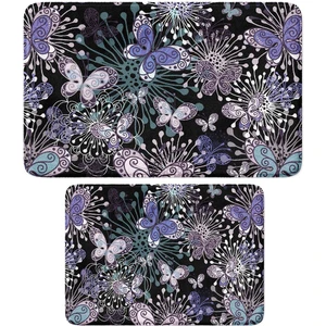 2'li Takım Banyo Paspası, Kaymaz Taban, Makinede Yıkanabilir, Banyo Halısı