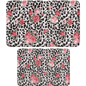 2'li Takım Banyo Paspası, Kaymaz Taban, Makinede Yıkanabilir, Banyo Halısı