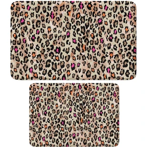 2'li Takım Banyo Paspası, Kaymaz Taban, Makinede Yıkanabilir, Banyo Halısı