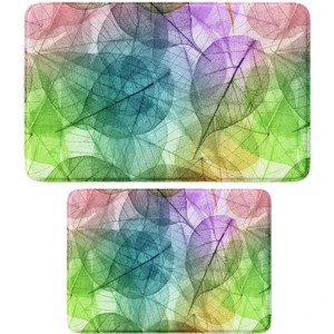 2'li Takım Banyo Paspası, Kaymaz Taban, Makinede Yıkanabilir, Banyo Halısı