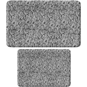 2'li Takım Banyo Paspası, Kaymaz Taban, Makinede Yıkanabilir, Banyo Halısı
