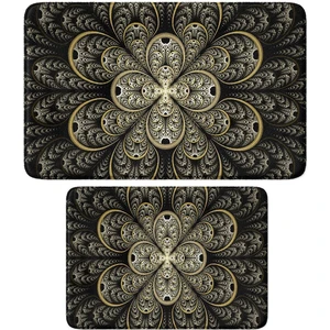 2'li Takım Banyo Paspası, Kaymaz Taban, Makinede Yıkanabilir, Banyo Halısı