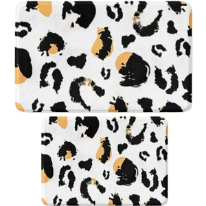 2'li Takım Banyo Paspası, Kaymaz Taban, Makinede Yıkanabilir, Banyo Halısı