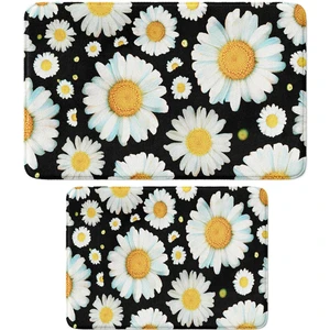 2'li Takım Banyo Paspası, Kaymaz Taban, Makinede Yıkanabilir, Banyo Halısı