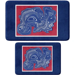 2'li Takım Banyo Paspası, Kaymaz Taban, Makinede Yıkanabilir, Banyo Halısı