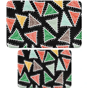 2'li Takım Banyo Paspası, Kaymaz Taban, Makinede Yıkanabilir, Banyo Halısı