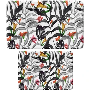 2'li Takım Banyo Paspası, Kaymaz Taban, Makinede Yıkanabilir, Banyo Halısı