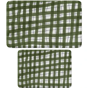 2'li Takım Banyo Paspası, Kaymaz Taban, Makinede Yıkanabilir, Banyo Halısı