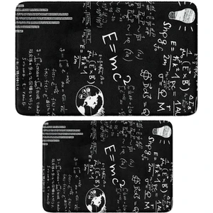 2'li Takım Banyo Paspası, Kaymaz Taban, Makinede Yıkanabilir, Banyo Halısı