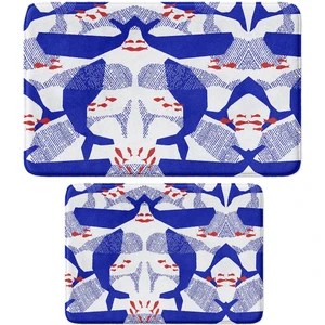 2'li Takım Banyo Paspası, Kaymaz Taban, Makinede Yıkanabilir, Banyo Halısı