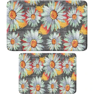 2'li Takım Banyo Paspası, Kaymaz Taban, Makinede Yıkanabilir, Banyo Halısı