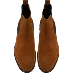 Coleta Kahve Erkek Süet Deri Chelsea Bot