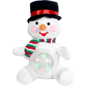 Toys e Toys Yılbaşı Kar Küreli Pilli Peluş Kardan Adam