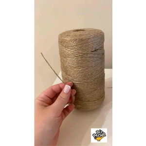 izmir Bitpazarı Jüt İp 500 Gram 500 Metre - Hasır İpi - Çuval İpi - Kırnap İpi