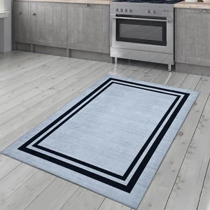 Giza Home Dijital Baskı Yıkanabilir Kaymaz Taban Oturma Odası ve Salon Halısı 9763 80 x 150