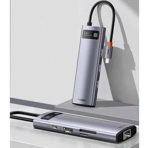 8in1 Hub Type-C RJ45 4K HDMI 3*usb 3.0 Sd Tf Macbook Pro Laptop Ipad Uyumlu Adaptör Çoklay