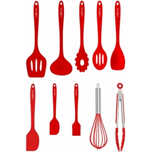 Vlt1120 Salvatore 10 Parça Spatula Set Kırmızı