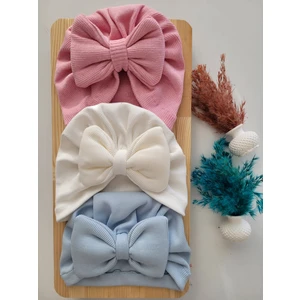 Seher Bebe Butik Kız Bebek & Çocuk Renkli Bone 3'lü Set