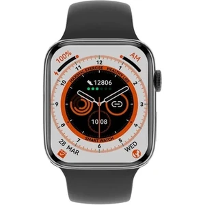 Watch 8 Dt Max Siyah Akıllı Saat Iphone ve Android Tüm Telefonlara Uyumlu Geniş Ekran Hd
