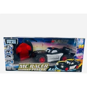 Özmiş Oyuncak Uzaktan Kumandalı Şimşek Mcqueen Polis Arabası Pilli Full Fonksiyon Oyuncak