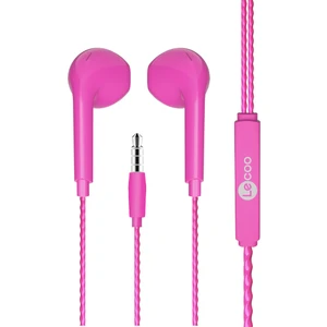 EH104 3.5mm Jacklı Kulak İçi Mikrofonlu Kulaklık Pembe