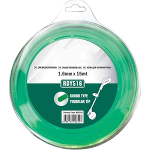 Motorlu Tırpan Misina Yuvarlak 1.6 mm 15 Metre Yeşil