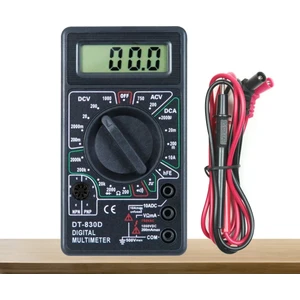 DT-830D Dijital Ölçü Aleti Multımetre Siyah