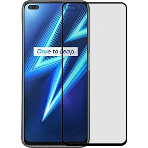 Realme 6 Pro Tam Kaplayan Çerçeveli Mat Cam Koruma - AL3124