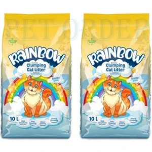 Petorder Raınbow Bentonit Topaklaşankedi Kumu 2X10LT