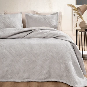 Bedding Brio Çift Kişilik Yatak Örtüsü Seti - Taş
