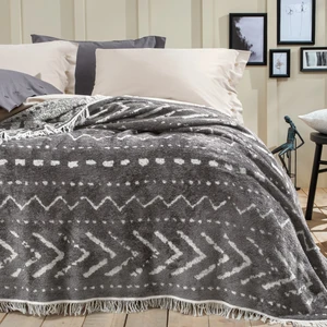 Bedding Cora Çift Kişilik Yatak Örtüsü - Antrasit