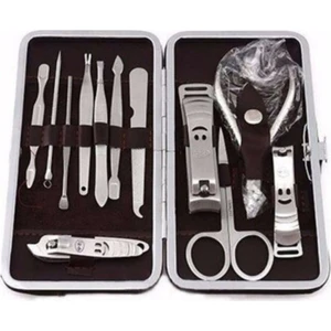 Tırnak Bakımı Tırnak Makası Set Full Profesyonel Törpü Manikür Pedikür Seti 13 Parça