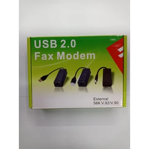 USB Faks Modem - External 56K Tekli
