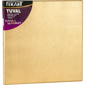 Tuval Std Gold Ferart 100 x 100 cm