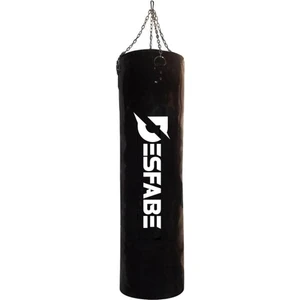Boxing Star 120X32 cm Zincirli Boks Kum Torbası Siyah