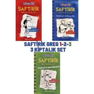 Saftirik Greg'in Günlüğü 1 - Saftirik Greg'in Günlüğü 2 - Saftirik Greg'in Günlüğü 3 - 3 Kitap -Jeff Kinney