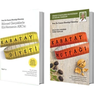 Hayy Kitap Karatay Diyeti & Karatay Mutfağı 2'li Kitap Seti – Canan Efendigil Karatay, Ciltsiz, 1000 Sayfa, Sağlıklı Beslenme Rehberi