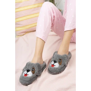 Pofuduk Hayvan Figürlü Panduf Kadın Ev Teliği