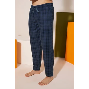 Rahat Kalip Ekose Polar Yün Pijama Eşofman