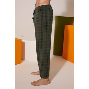 Rahat Kalip Ekose Polar Yün Pijama Eşofman
